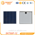 low-cost durable 60w poly solar panel making machine A Grade cells